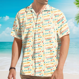 DnD Dungeon Daddy Pattern - Hawaiian Shirt