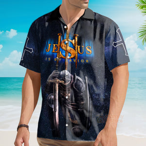 A Child Of God A Man Of Faith A Warrior Of Christ Hawaiian Shirt