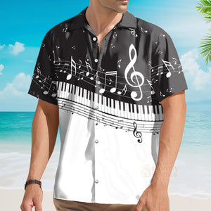 Piano Hawaii Shirt Aloha Shirt For Summer QT206359Lb