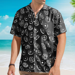 Donut Pattern Hawaiian Shirt