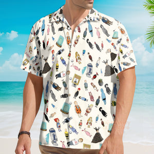 Bobby Hill King Of The Hill Pattern Hawaiian Shirt