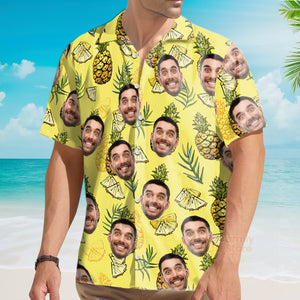 Face Funny Style Custom Photo Hawaiian Shirt