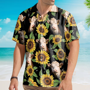 Unique Hereford Sunflower Hawaiian Shirt 2023