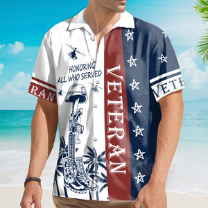 Premium U.S Multiple Service Veteran Hawaii Shirt