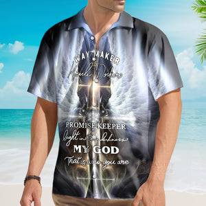 Christian Jesus Angle Wing Aloha Hawaiian Shirts For Men And Women