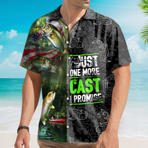 Fishing Just One More Cast - Hawaii Shirt