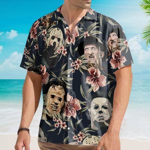 Halloween Horror Movie Tropical Style - Hawaiian Shirt