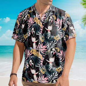 Halloween Ghostface Movies Tropical Style - Hawaiian Shirt