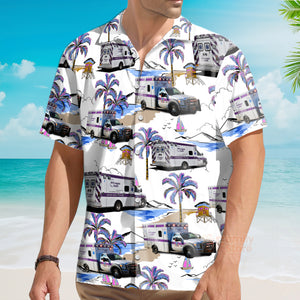 NYU Langone Health EMS Ambulance, New York City, New York Hawaiian Shirt