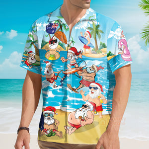 July Santa Keeping The Christmas Spirit Alive Year Round Hawaii Shirt