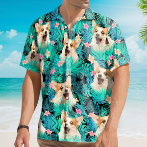 Custom Photo Cow Tropical Custom Hawaiian Shirt PN302185Lb