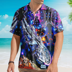 Star Wars Darth Vader Millennium Falcon Hawaiian Shirt