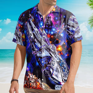 Starwars Darth Vader Millennium Falcon - Hawaiian Shirt