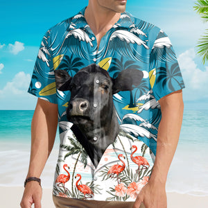 Unique Black Angus Hawaiian Shirts