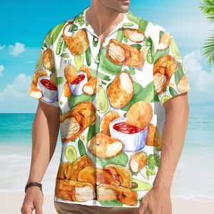 Food Lover Chicken Nugget Make Me Happy Hawaiian Shirt