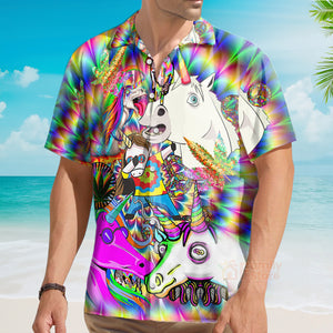 Hippie Unicorn Dream For Wonderland Hawaiian Shirt