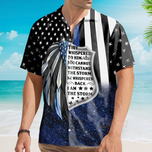 Proud Of Thin Blue Police Hawaiian 3D Hawaiian Shirt