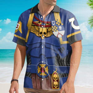 Warhammer Ultramarines Captain - Costume Cosplay Hawaiian Shirt WHHS146