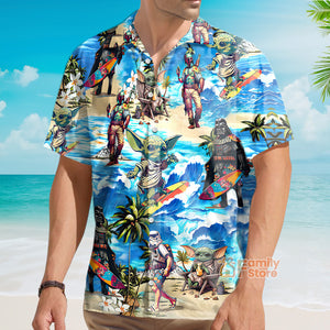 Special Star Wars Surfing Hawaiian Shirt