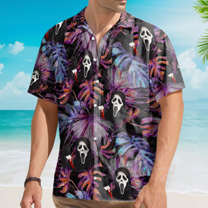 Halloween Ghostface Movies Tropical Style - Hawaiian Shirt