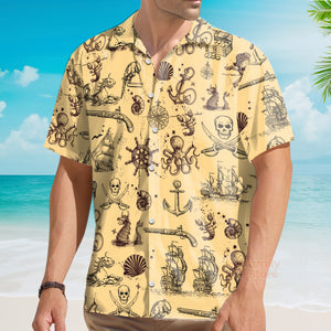 FamilyStore Margarita Cocktail Pattern Hawaiian Shirt