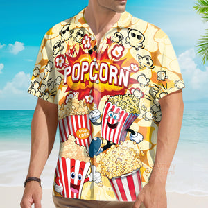 Food Popcorn Is Always The Answer Bang Hawaiian Shirt