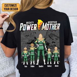 Mighty Morphin Power Rangers Mother - Gift For Mother - Personalized TShirt - CL21 NH96