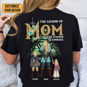 The Legend Of Zelda Mom Power, Wisdom - Gift For Mother - Personalized TShirt - CL07 NH96