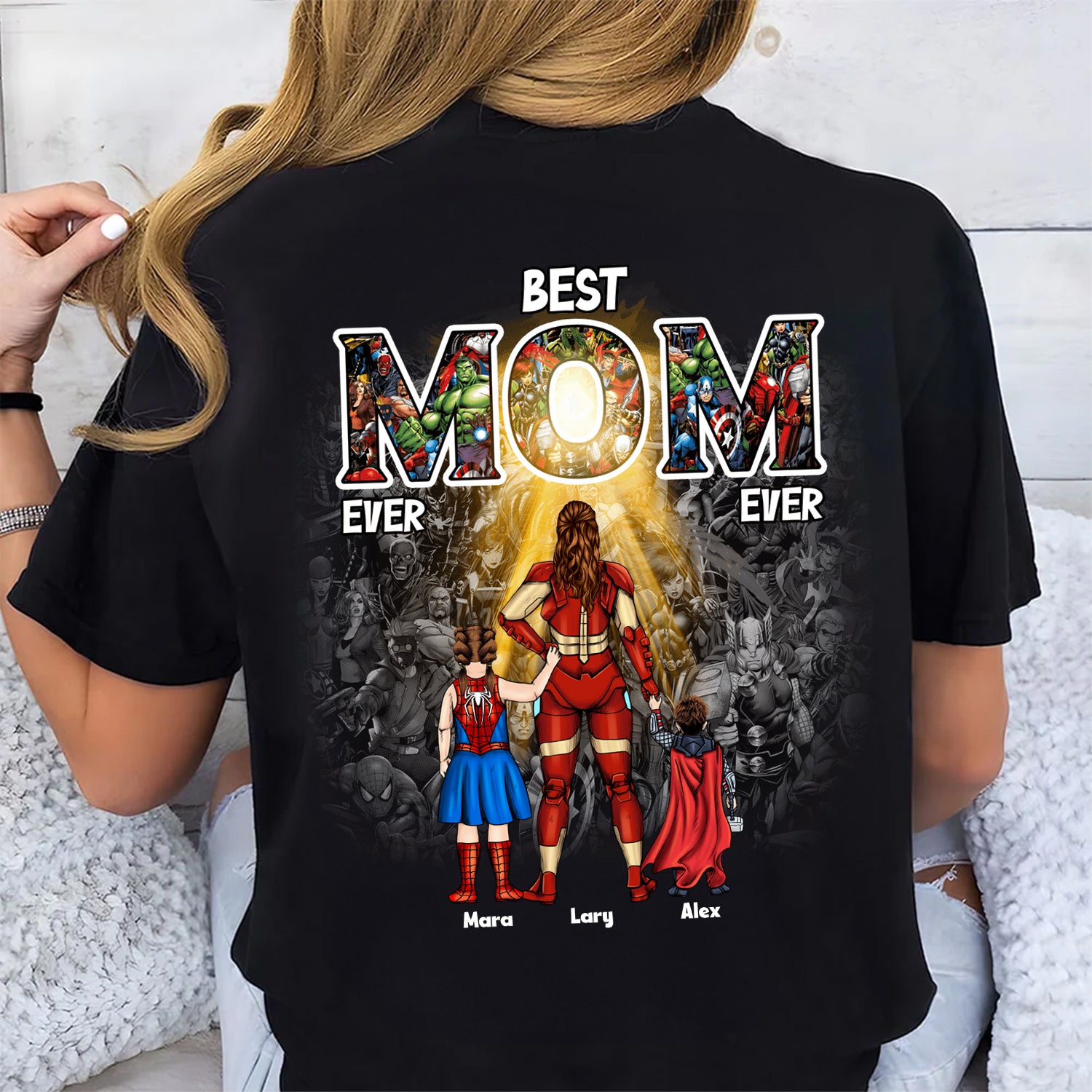 Best Mom Ever Ever - Gift For Mom - Personalized TShirt - CL02 NH96