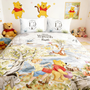 DSNY Just Loves Honey Bear Custom Name Gift - Personalized Quilted Bedding Set HH01