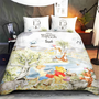DSNY Just Loves Honey Bear Custom Name Gift - Personalized Quilted Bedding Set HH01