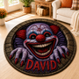 Scary Clown 3D Halloween Horror Spooky Porch Decor - Personalized Shape Doormat