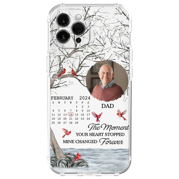 My Heart Changed Forever - Personalized Phone Case - Memorial Gift TD118