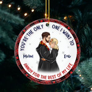 You Are By Far My Favorite Husband - Couple Personalized Custom Ornament - Christmas Gift For Husband Wife, Anniversary - CL20 PT