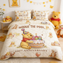 DSNY Honey Bear Bedding Set Custom Name Gift - Personalized Quilted Bedding Set HH01