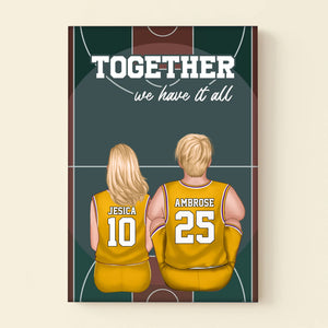 Together We Have It All - Gift For Family - Personalized Canvas Poster - SPCL03 NA94