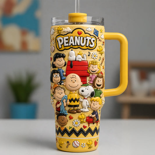 Penu Nutty Gang with Friend - Personalized 40oz Tumbler With Handle
