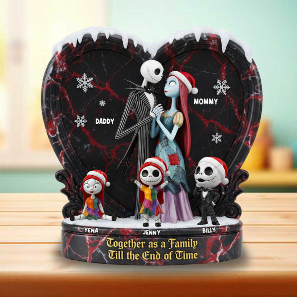 Spooky Together As A Family - Personalized Custom Shaped Acrylic Plaque - Christmas Gift For Couple, Family Members NA94