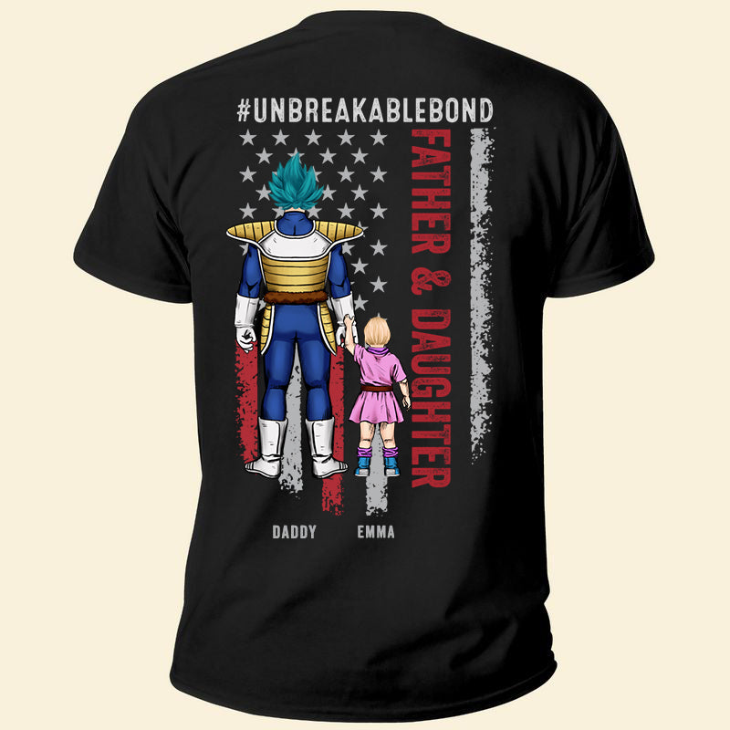 Super Hero Father & Daughter ,Son Unbreakable Bond - Gift For Dad, Grandfather - Personalized Unisex Shirt CL02