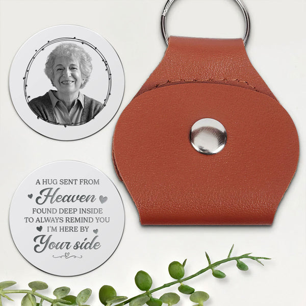 A Hug Sent From Heaven - Personalized Pocket Hug - Christian Gift For Memorial Human BA01