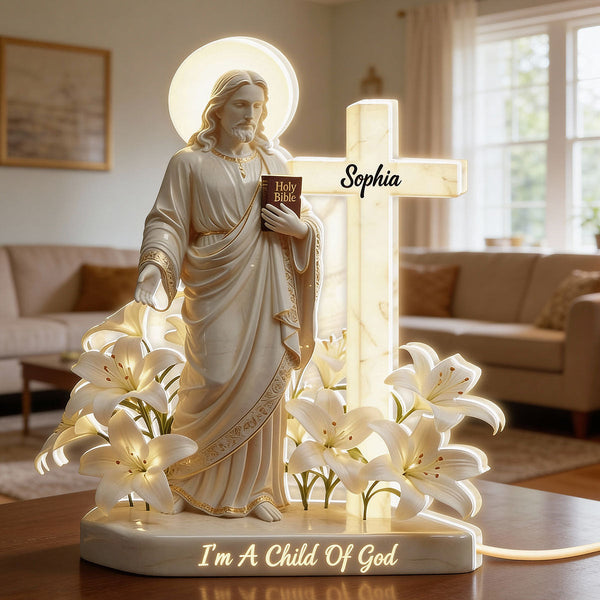 I'm A Child Of God - Personalized Light Box - Christian Gift For Him