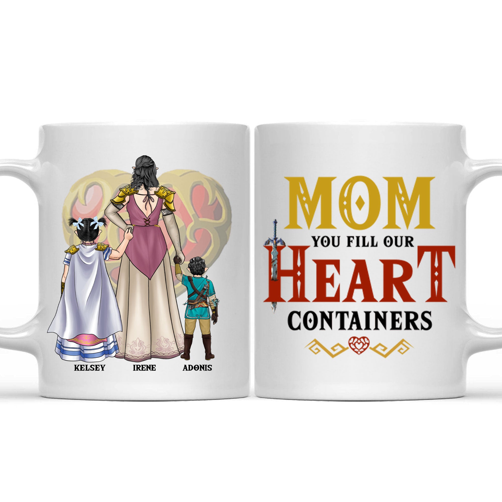 Mom You Filled Our Heart Containers - Gift For Mom - Personalized Ceramic Mug - CL07 NA94