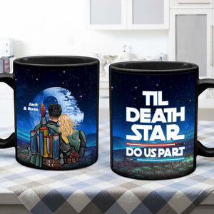 Til Death Star Do Us Part - Gift For Couple - Personalized Ceramic Mug - CL19 NH96