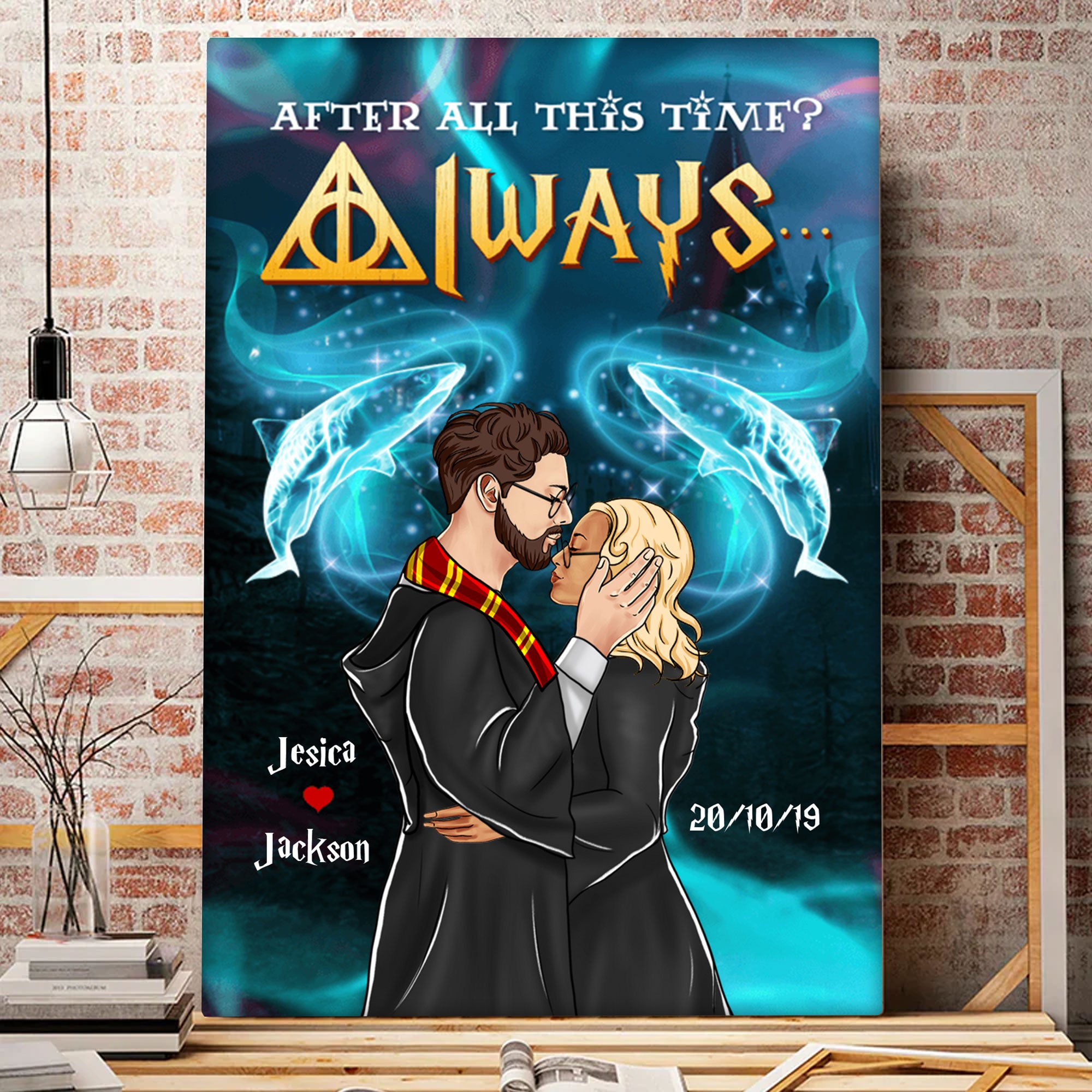 Harry Potter Wizard Couple After All This Time Always - Gift For Couple - Personalized Canvas - CL20 NH96