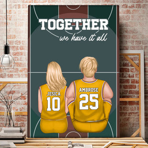 Together We Have It All - Gift For Family - Personalized Canvas Poster - SPCL03 NA94