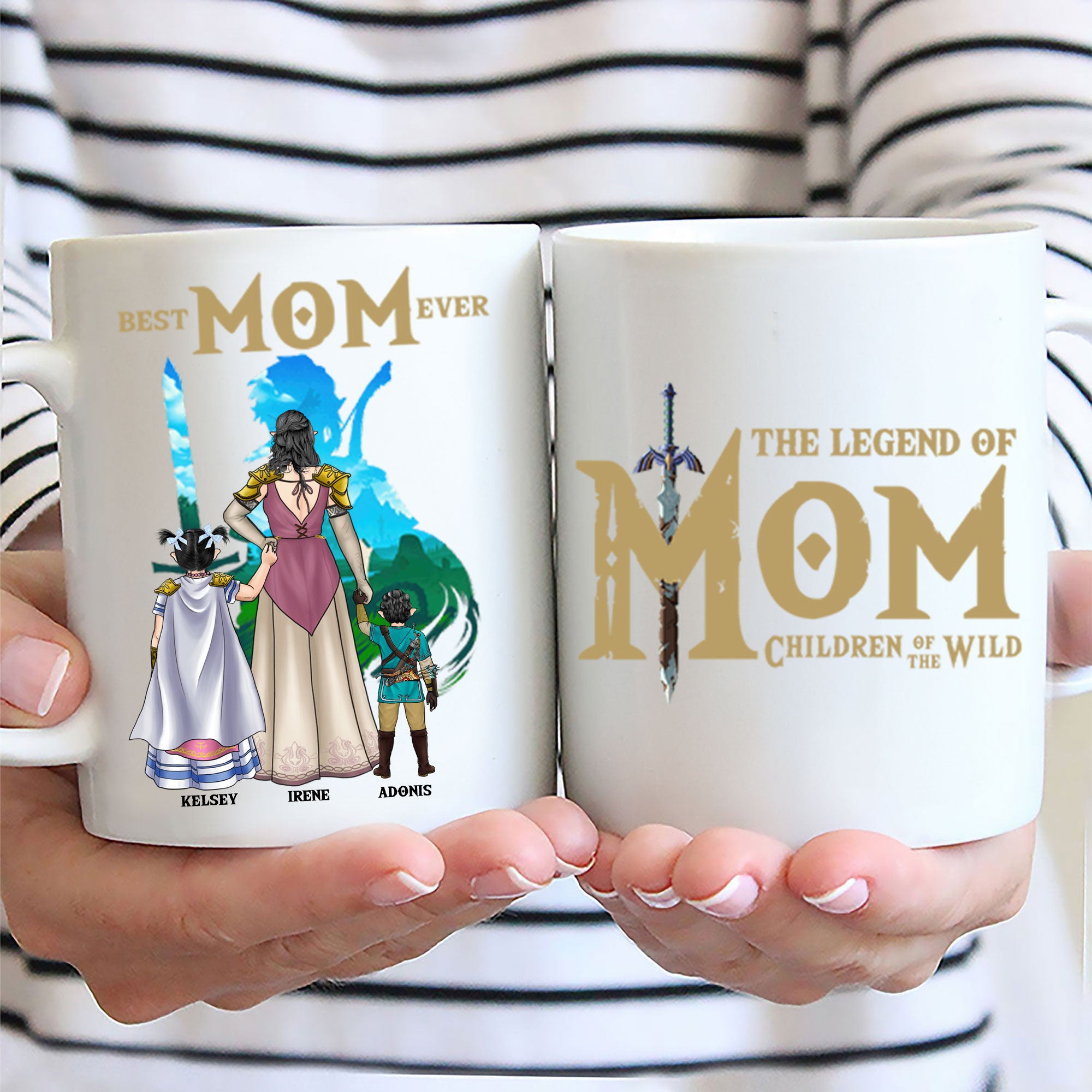 The Legend Of Mom Children Of The Wild - Gift For Mom - Personalized Ceramic Mug - CL07 NA94