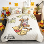 DSNY Honey Bear Sweet Friendship Custom Name Gift - Personalized Quilted Bedding Set HH01