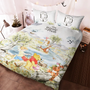 DSNY Just Loves Honey Bear Custom Name Gift - Personalized Quilted Bedding Set HH01