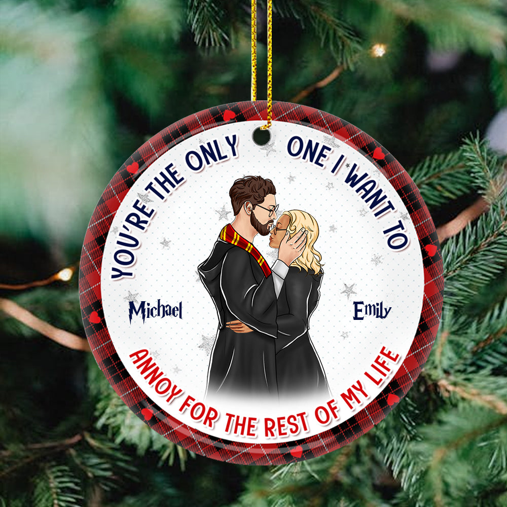 You Are By Far My Favorite Husband - Couple Personalized Custom Ornament - Christmas Gift For Husband Wife, Anniversary - CL20 PT