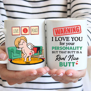 I Love You For Your Personality - Gift For Couple - Personalized Ceramic Mug - CL17 NH96 CU4071916